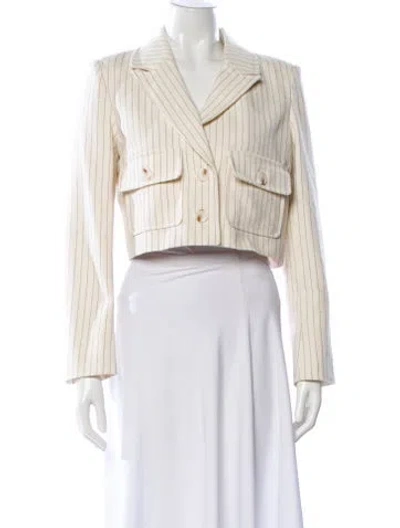 Pre-owned Jason Wu Striped Blazer In Neutral