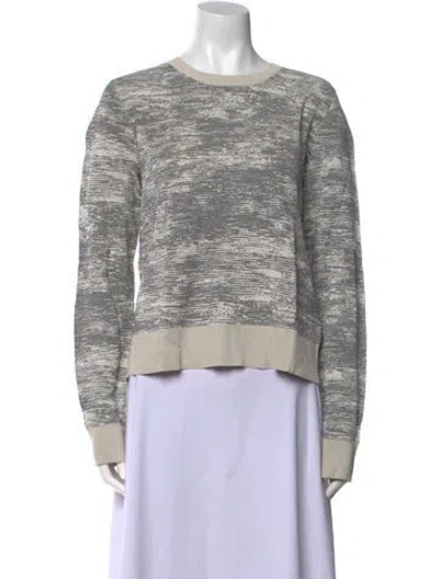 Pre-owned Jason Wu Striped Crew Neck Sweater In Multi