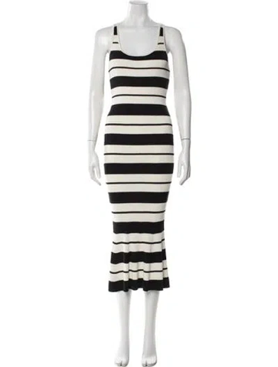 Pre-owned Jason Wu Striped Long Dress In Multi