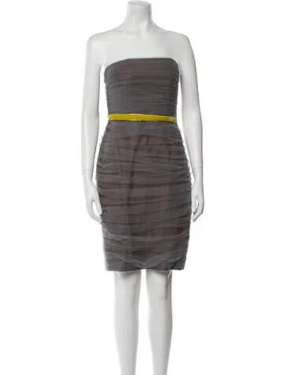 Pre-owned Jason Wu Striped Mini Dress In Blue