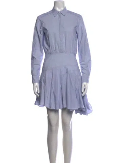 Pre-owned Jason Wu Striped Mini Dress In Blue