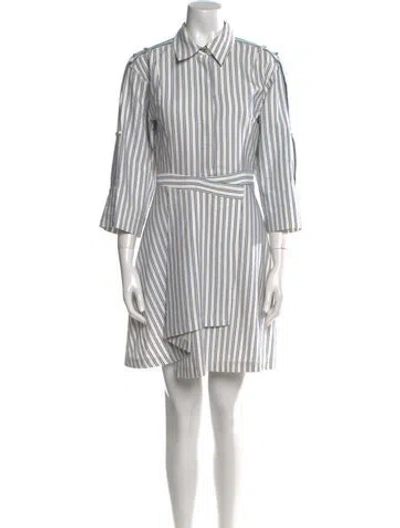 Pre-owned Jason Wu Striped Mini Dress In Multi