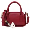 Jason Wu Structured Mini Bag With Removable Crossbody Strap & Jw Charm In Red