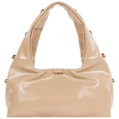 Jason Wu Studded Shoulder Bag In Crackled Finish In Neutral