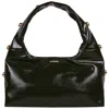 Jason Wu Studded Shoulder Bag In Crackled Finish In Green