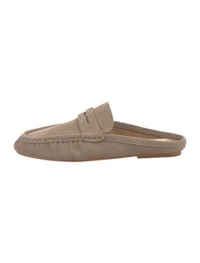 Pre-owned Jason Wu Suede Mules In Neutral