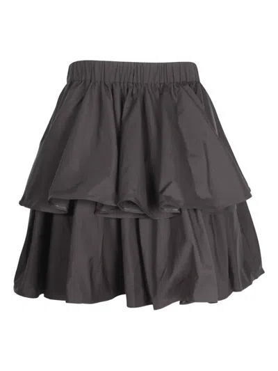 Pre-owned Jason Wu Tiered Skirt In Black