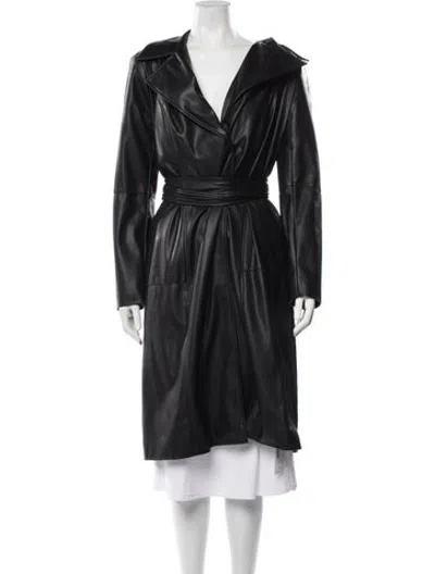 Pre-owned Jason Wu Trench Coat In Black