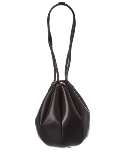 Jason Wu Tulip Leather Bucket Bag In Black