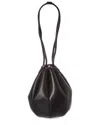 Jason Wu Tulip Leather Bucket Bag In Black