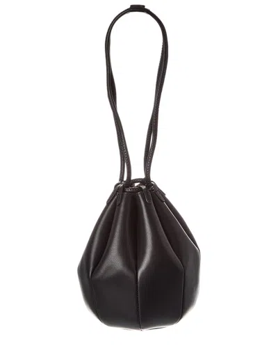 Jason Wu Tulip Leather Bucket Bag In Black