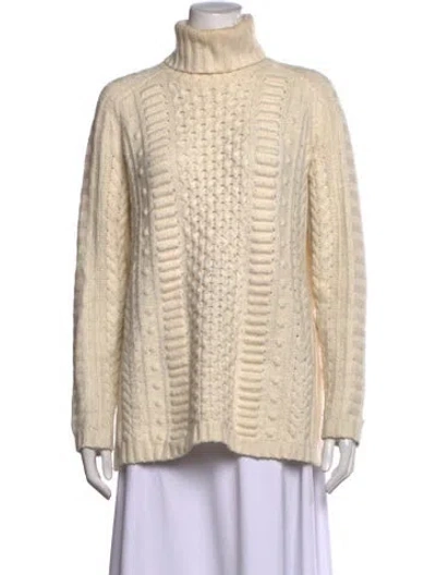 Pre-owned Jason Wu Turtleneck Sweater In Neutrals