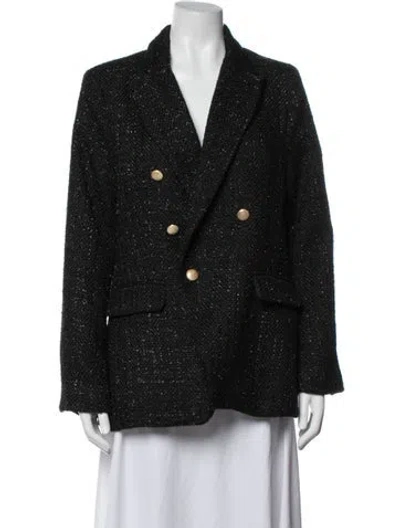 Pre-owned Jason Wu Tweed Pattern Blazer In Black
