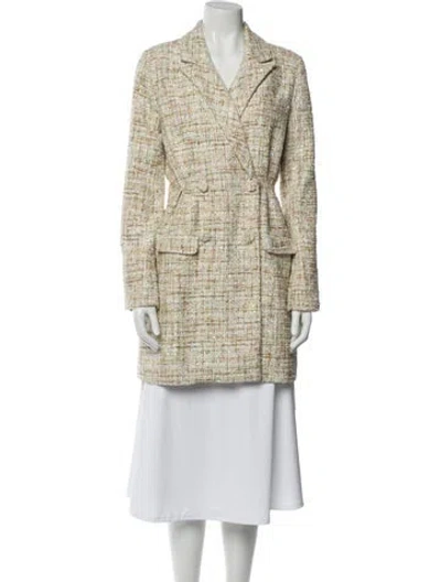 Pre-owned Jason Wu Tweed Pattern Blazer In Blue