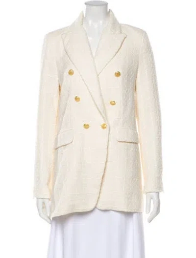 Pre-owned Jason Wu Tweed Pattern Blazer In Neutral