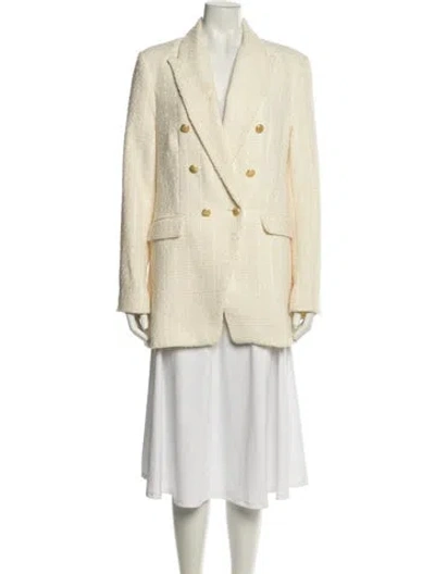 Pre-owned Jason Wu Tweed Pattern Blazer In Neutrals