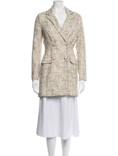 Pre-owned Jason Wu Tweed Pattern Blazer In Neutrals
