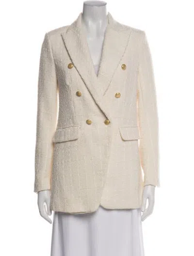 Pre-owned Jason Wu Tweed Pattern Blazer In Neutrals