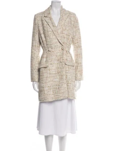 Pre-owned Jason Wu Tweed Pattern Blazer In Neutrals