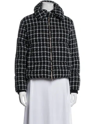 Pre-owned Jason Wu Tweed Pattern Jacket In Black
