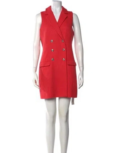 Pre-owned Jason Wu Tweed Pattern Mini Dress In Pink
