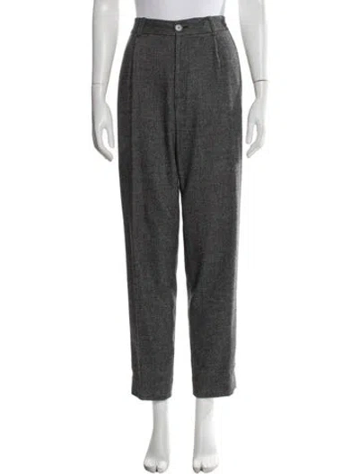 Pre-owned Jason Wu Tweed Pattern Straight Leg Pants In Grey