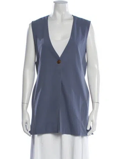 Pre-owned Jason Wu Vest In Blue