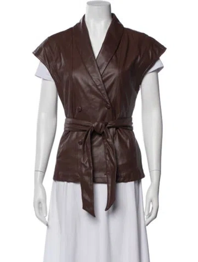 Pre-owned Jason Wu Vest In Brown