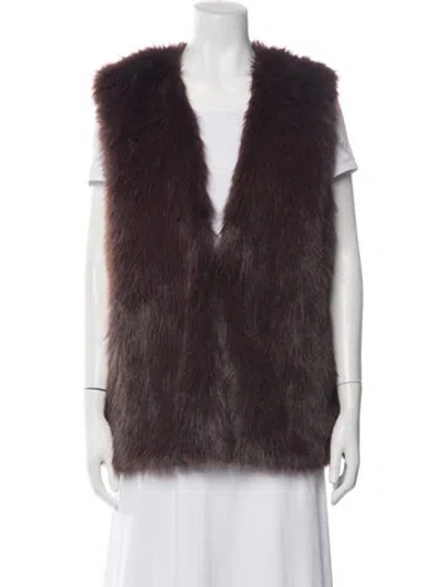 Pre-owned Jason Wu Vest In Brown