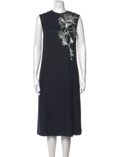 Pre-owned Jason Wu Vintage Midi Length Dress In Blue