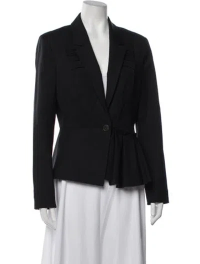 Pre-owned Jason Wu Virgin Wool Blazer In Black