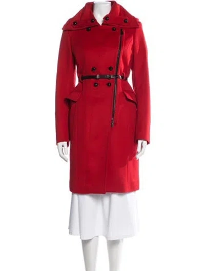 Pre-owned Jason Wu Virgin Wool Coat In Red