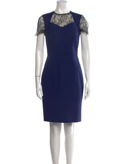 Pre-owned Jason Wu Virgin Wool Mini Dress In Multi