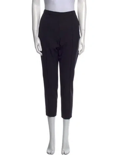 Pre-owned Jason Wu Virgin Wool Skinny Leg Pants In Black