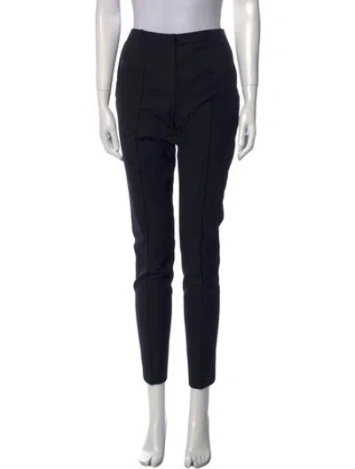 Pre-owned Jason Wu Virgin Wool Skinny Leg Pants In Black