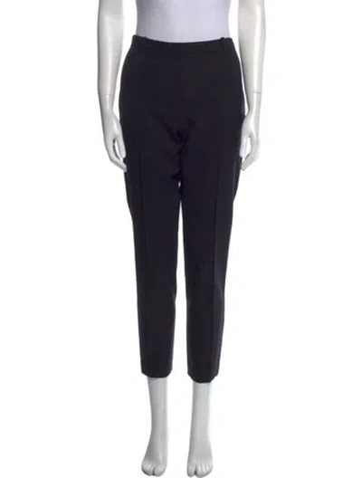 Pre-owned Jason Wu Virgin Wool Skinny Leg Pants In Black