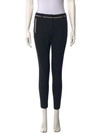 Pre-owned Jason Wu Virgin Wool Skinny Leg Pants In Black