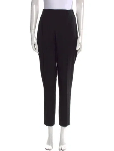 Pre-owned Jason Wu Virgin Wool Straight Leg Pants In Black