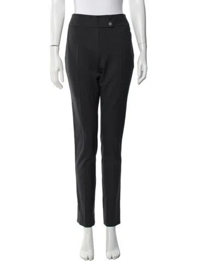 Pre-owned Jason Wu Virgin Wool Straight Leg Pants In Black