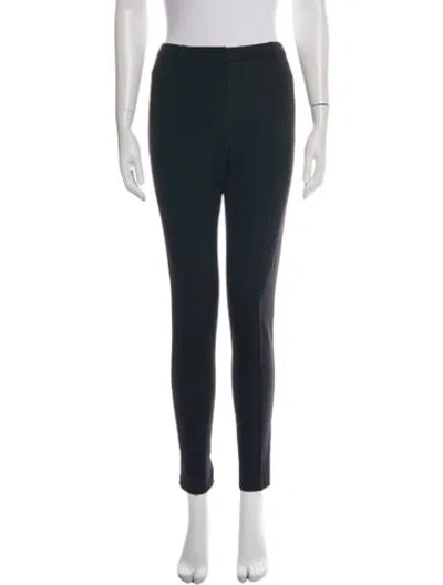 Pre-owned Jason Wu Virgin Wool Straight Leg Pants In Black