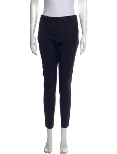 Pre-owned Jason Wu Virgin Wool Straight Leg Pants In Black