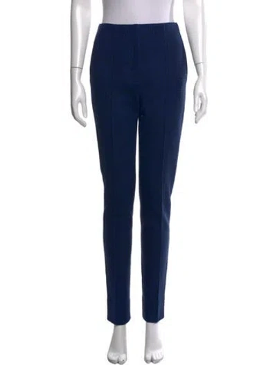 Pre-owned Jason Wu Virgin Wool Straight Leg Pants In Blue