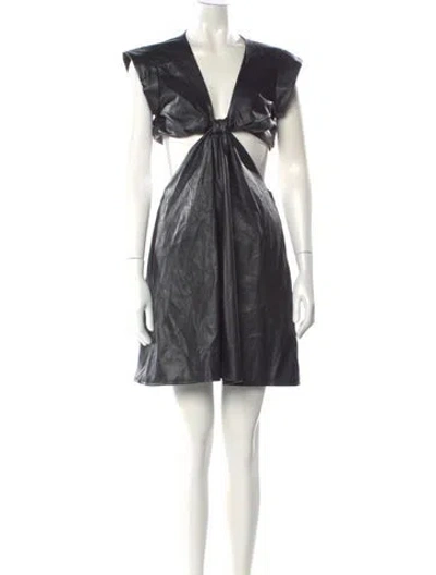 Pre-owned Jason Wu V-neck Knee-length Dress In Black