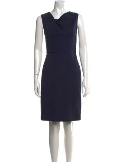 Pre-owned Jason Wu V-neck Knee-length Dress In Blue