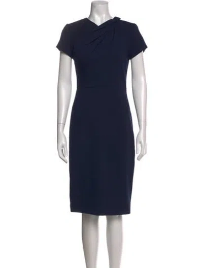 Pre-owned Jason Wu V-neck Knee-length Dress In Blue