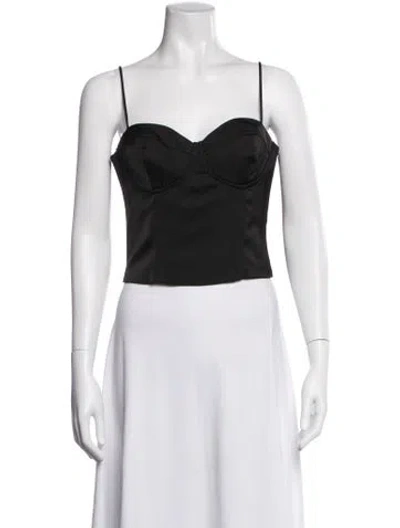 Pre-owned Jason Wu V-neck Sleeveless Crop Top In White