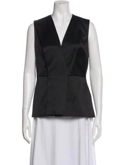 Pre-owned Jason Wu V-neck Sleeveless Top W/ Tags In Gray