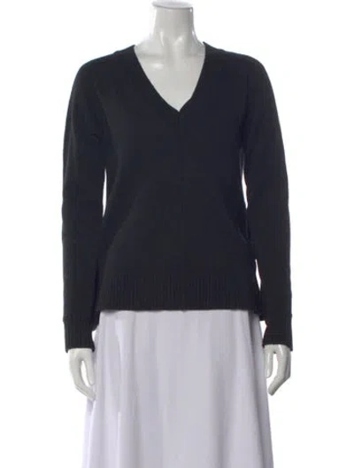 Pre-owned Jason Wu V-neck Sweater In Black