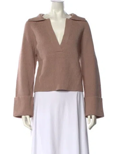 Pre-owned Jason Wu V-neck Sweater In Neutral
