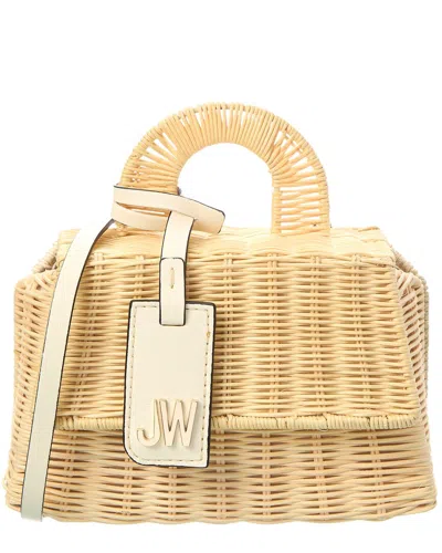 Jason Wu Wicker Shoulder Bag In Brown